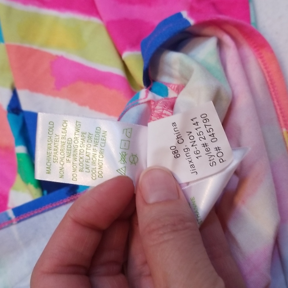Lilly Pulitzer Gigi Neon Rainbow Maxi Dress - Picture 8 of 8